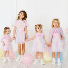 Load image into Gallery viewer, Birthday Girl Fairy Dust Short Sleeve Tutu Dress - Kids
