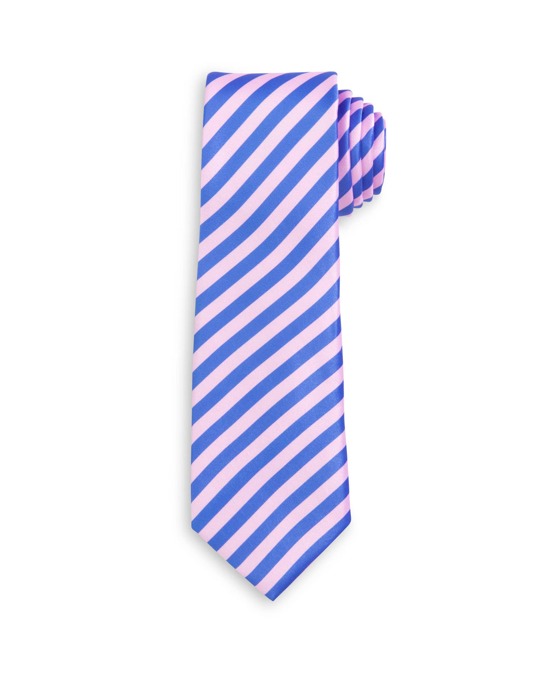 Daybreak Pink and Blue Stripe Child Tween Adult Necktie