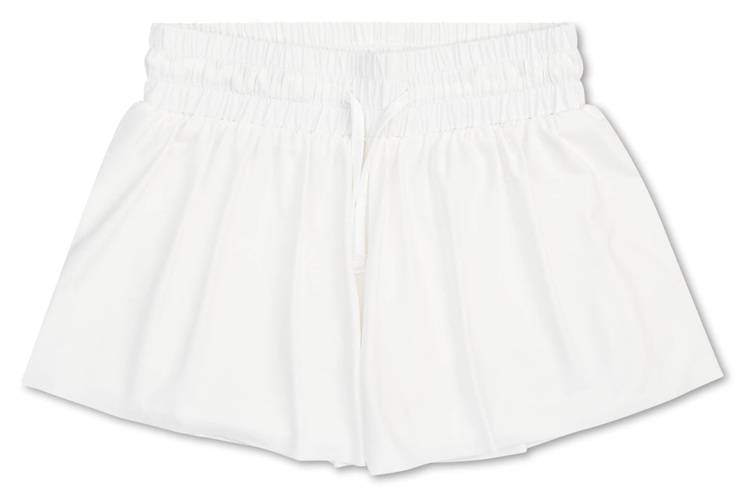 WHITE BUTTERFLY SHORTS (MEDIUM (10-12))