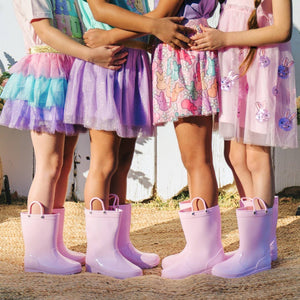 Easter Bunny Short Sleeve Tutu Dress - Kids Easter Dress