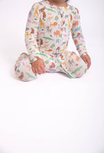 Load image into Gallery viewer, Zoo Crew Convertible Zip PJs