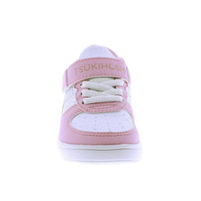 Load image into Gallery viewer, Tsukihoshi Pink &amp; White Court Sneakers