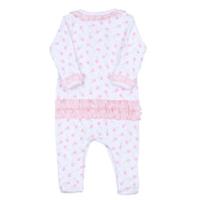 Load image into Gallery viewer, Tessa&#39;s Classics Pink Printed Ruffle Footie