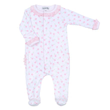 Load image into Gallery viewer, Tessa&#39;s Classics Pink Printed Ruffle Footie