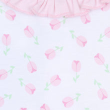 Load image into Gallery viewer, Tessa&#39;s Classics Pink Printed Ruffle Footie