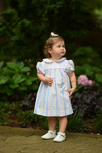 Load image into Gallery viewer, Floral Stripe Float Dress