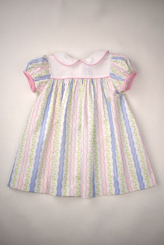 Floral Stripe Float Dress