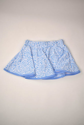 Blue Floral Skort