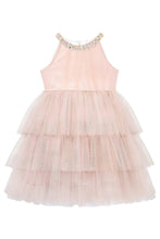 Load image into Gallery viewer, Halter Neck Tiered Tulle Wedding Flower Girl Dress