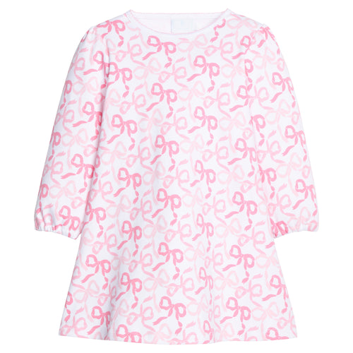Bows & Ribbons Printed T-Shirt Dress