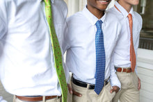 Load image into Gallery viewer, Tripp&#39;s Signature Geometric Blue Child Tween Adult Necktie