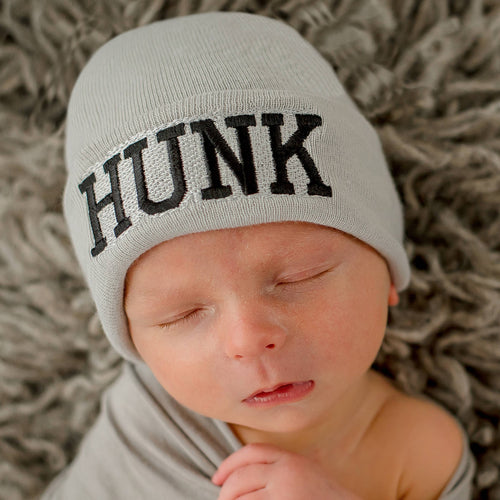 Blue Hunk Baby Hospital Hat