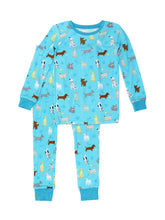 Load image into Gallery viewer, Boys Puppy Playtime Bamboo Viscose Long Sleeve Pajama Set