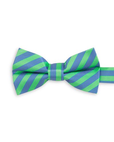 Highland Stripe Blue Green Pre-tied Child Tween Bowtie
