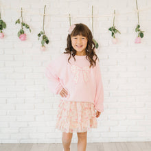 Load image into Gallery viewer, Ditsy Floral Bow Knit Sweater - Kids Boutique Clothing