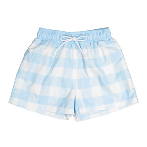 Buffalo Check Swim Trunks