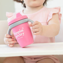 Load image into Gallery viewer, Sippin Pretty Happy Sippy Cup