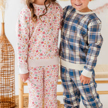 Load image into Gallery viewer, Berry Floral Flare Legging - Kids Boutique Clothing - Fall