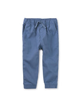 Load image into Gallery viewer, Coronet Blue Woven Baby Joggers