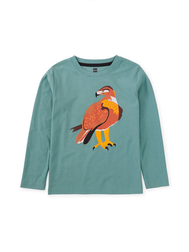 Hawk Graphic Tee Seaspray