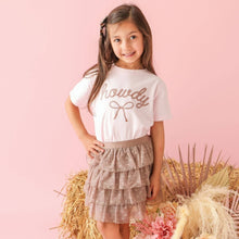 Load image into Gallery viewer, Howdy Darling Western Short Sleeve T-Shirt - Kids Clothing
