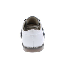 Load image into Gallery viewer, Footmates Cheer Navy &amp; White Saddle Oxford