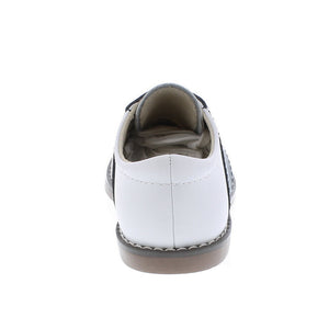 Footmates Cheer Navy & White Saddle Oxford