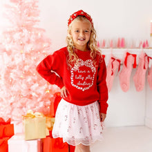 Load image into Gallery viewer, Candy Cane Swirl Christmas Gemstone Headband  - Kids Hair