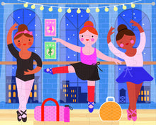 Load image into Gallery viewer, Two Sided On-The-Go Puzzle Ballerina