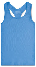 Load image into Gallery viewer, Bright Blue Ribbed Racerback Tank Top