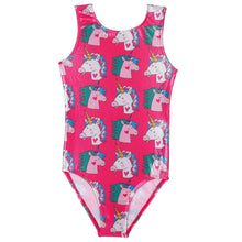 Load image into Gallery viewer, Unicorn Fuchsia Shimmer Leotard