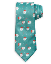 Load image into Gallery viewer, Jolly Christmas Santa Print Necktie