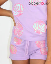 Load image into Gallery viewer, Seashells applique tank top - TWEEN GIRLS