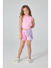 Load image into Gallery viewer, Rose Cropped Ribbed Racerback Tank Top