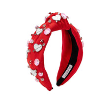 Load image into Gallery viewer, Valentine&#39;s Day Gemstone Headband - Mommy and Me