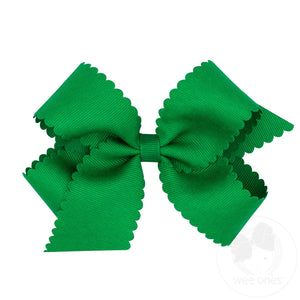 Medium Scalloped Edge Grosgrain Bows