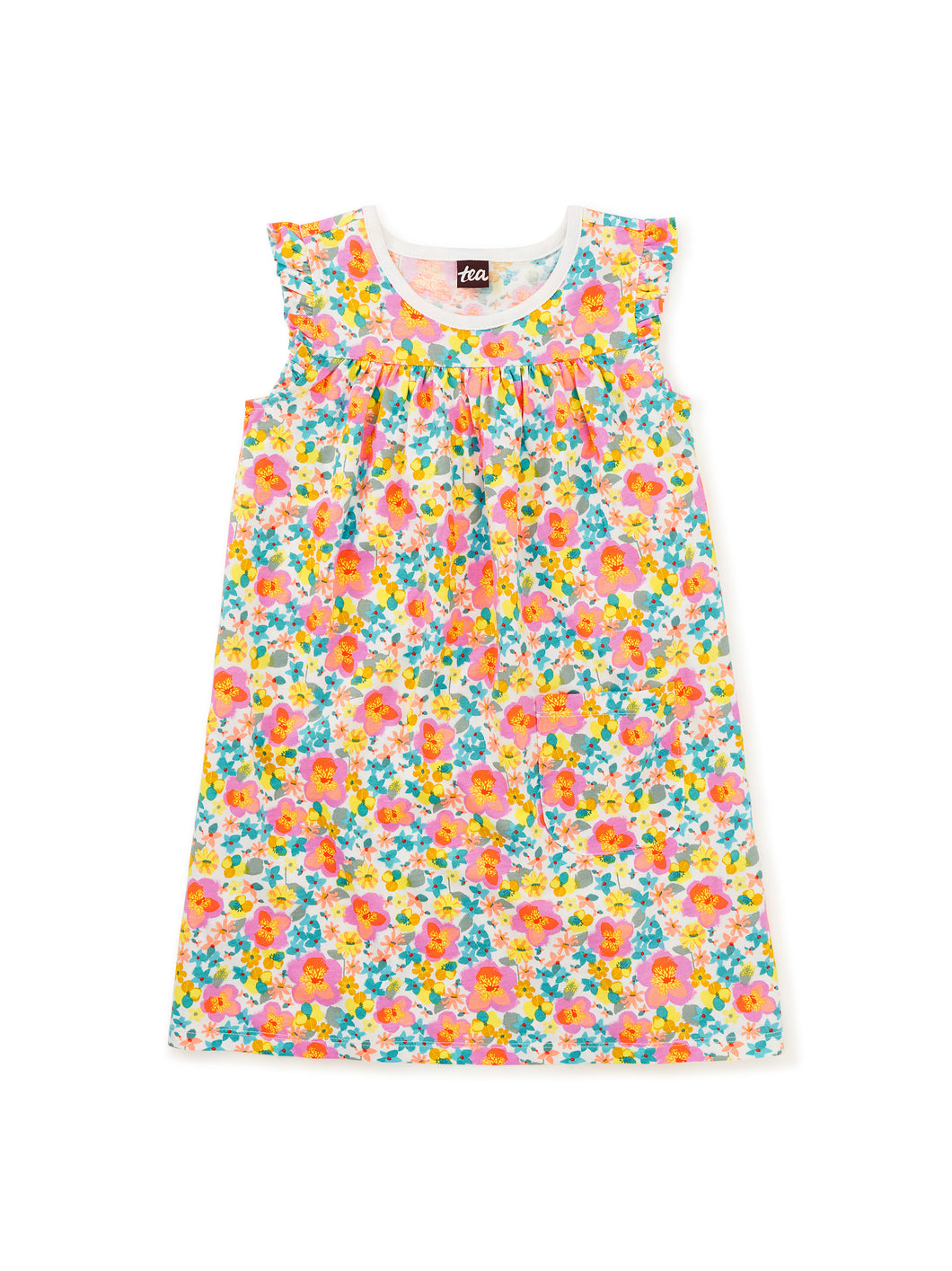 Mighty Mini Dress Tropical Hibiscus Floral