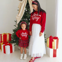 Load image into Gallery viewer, Merry Bow Christmas Sweater - Kids Clothing - Holiday
