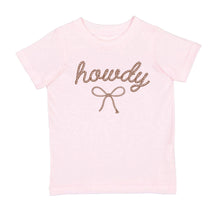 Load image into Gallery viewer, Howdy Darling Western Short Sleeve T-Shirt - Kids Clothing