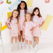Load image into Gallery viewer, Preschool Bow Pennant Short Sleeve T-Shirt - Back To School