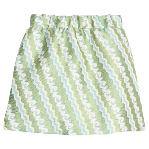 Soho Sparkle Jacquard A-Line Mini Skirt