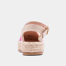 Load image into Gallery viewer, ShuShop Bright Multi Stripe Alyssa Mini Sandals