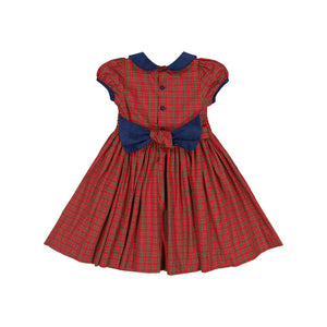 Angelica Red Tartan Smocked Dress