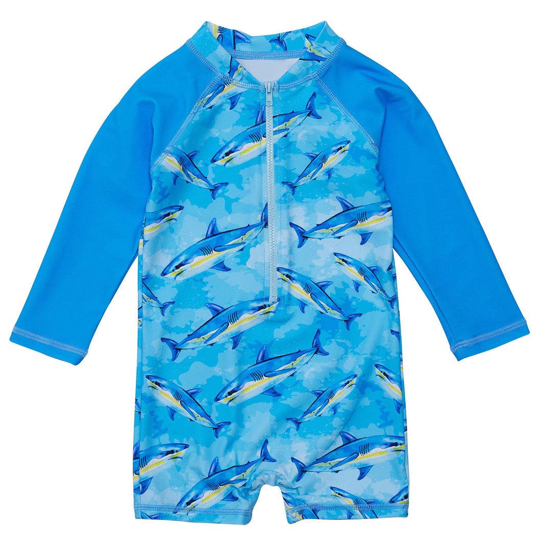 Jawsome Waves Longsleeve Sunsuit