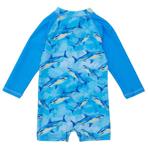 Jawsome Waves Longsleeve Sunsuit