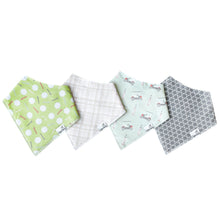 Load image into Gallery viewer, Bogey Bandana Bib Set 4pk