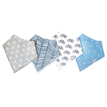 Load image into Gallery viewer, Cruise Bandana Bib Set 4pk