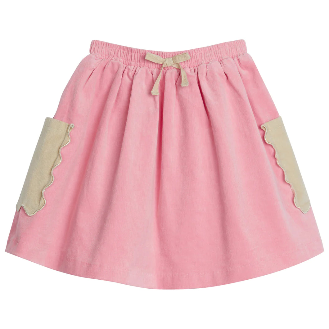 Colorblock Circle Skirt Pink/Cream