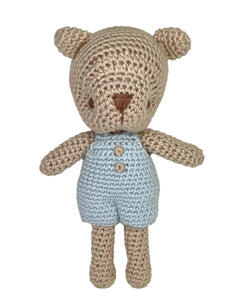 Bear Bamboo Crochet 5" Rattle