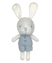 Load image into Gallery viewer, Bunny Bamboo Crochet 5&quot; Rattle